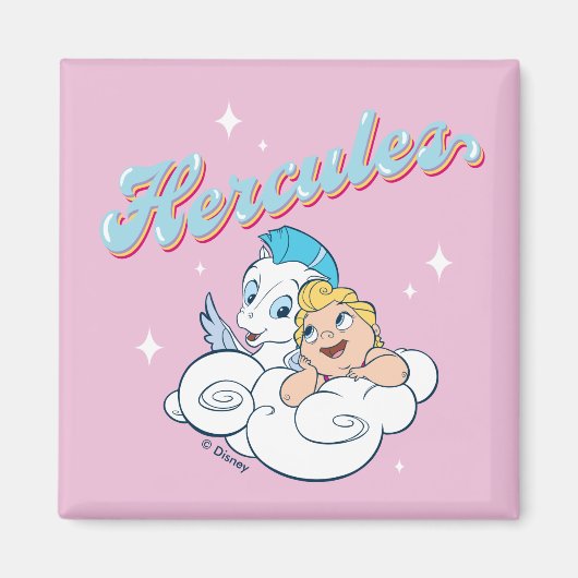Baby Hercules and Pegasus on a Cloud Magnet マグネット (正面)