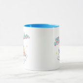 Baby Hercules and Pegasus on a Cloud Mug マグカップ (中央)