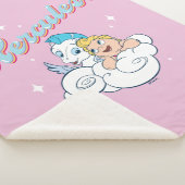 Baby Hercules and Pegasus on a Cloud Sherpa Blanke シェルパブランケット (3/4)
