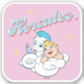 Baby Hercules and Pegasus on a Cloud Sticker シール (正面)