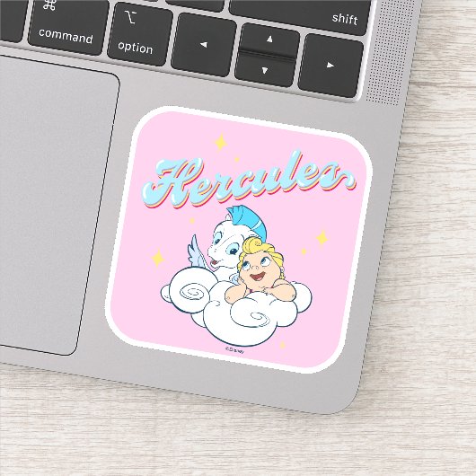 Baby Hercules and Pegasus on a Cloud Sticker シール (詳細)