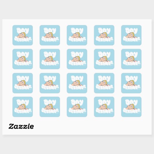Baby Hercules - Day Dreamer Square Sticker スクエアシール (シート)