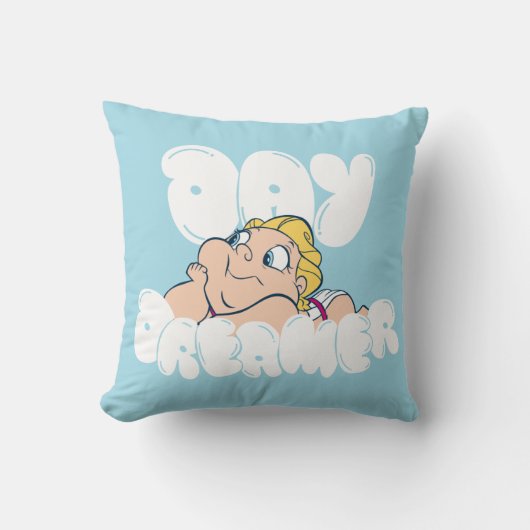 Baby Hercules - Day Dreamer Throw Pillow クッション (正面)