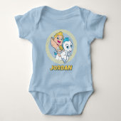 Baby Hercules Riding Pegasus Baby Bodysuit ベビーボディスーツ (正面)