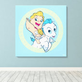 Baby Hercules Riding Pegasus Canvas Print キャンバスプリント (インサイチュ (ウッドフロア))