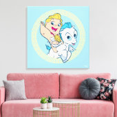 Baby Hercules Riding Pegasus Canvas Print キャンバスプリント (インサイチュ (リビング))