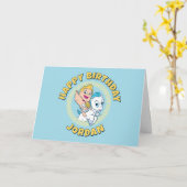 Baby Hercules Riding Pegasus Card カード (黄色い花)