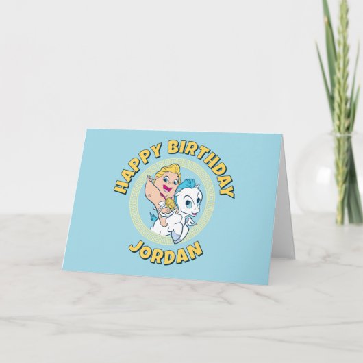 Baby Hercules Riding Pegasus Card カード (正面)
