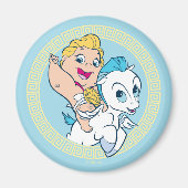 Baby Hercules Riding Pegasus Magnet マグネット (正面)