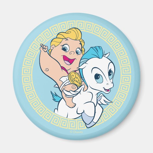 Baby Hercules Riding Pegasus Magnet マグネット (正面)