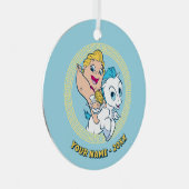 Baby Hercules Riding Pegasus Metal Ornament メタルオーナメント (正面右)