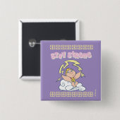 Baby Hercules - Stay Strong Button 缶バッジ (正面&裏面)