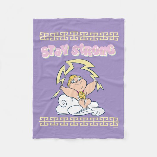 Baby Hercules - Stay Strong Fleece Blanket フリースブランケット (正面)