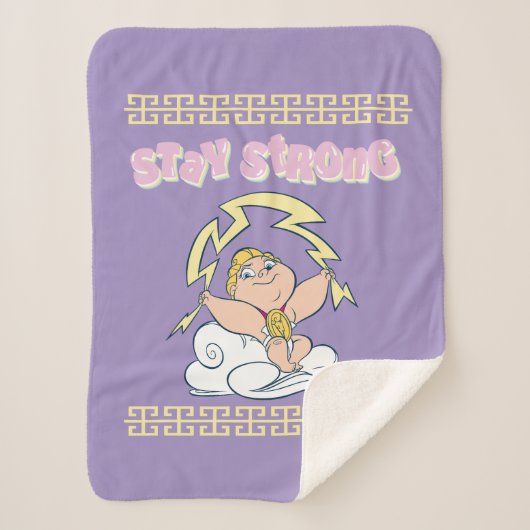 Baby Hercules - Stay Strong Sherpa Blanket シェルパブランケット (正面)