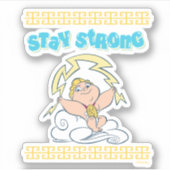 Baby Hercules - Stay Strong Sticker シール (正面)
