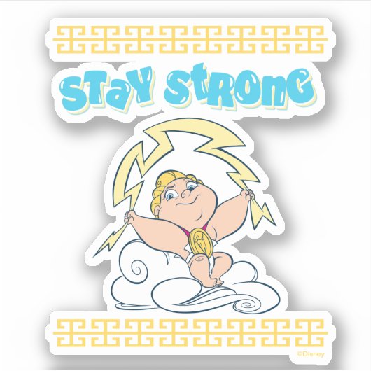 Baby Hercules - Stay Strong Sticker シール (正面)