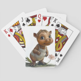 Baby Hippo Playing Cards トランプ