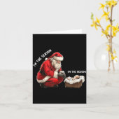 Baby I'm The Season Im The Reason Santa Religious  カード (黄色い花)