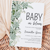 Baby in Bloom ベビーシャワー 招待状