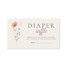 Baby in Bloom ワイルドフラワーのおむつ抽選カード