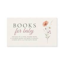 Baby in Bloom ワイルドフラワーのベビーカードの本