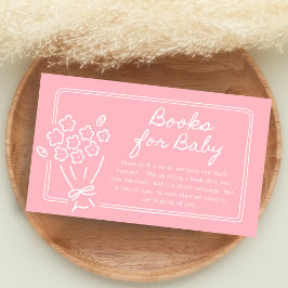 Baby In Bloom Baby Shower エンクロージャーカード