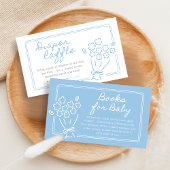 Baby In Bloom Baby Shower エンクロージャーカード