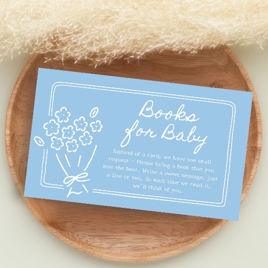 Baby In Bloom Baby Shower エンクロージャーカード
