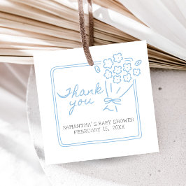 Baby In Bloom Baby Shower フェイバータグ