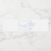 Baby In Bloom Baby Shower ペットボトルラベル (シングルラベル)