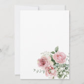  Baby In Bloom Baby Shower  招待状 (裏面)