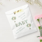 Baby in bloom Baby Shower Favor Bags フェイバーバッグ (封をした状態)