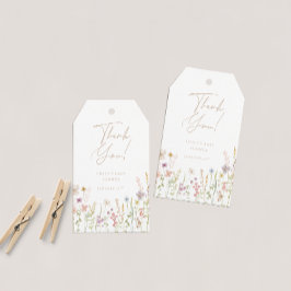 Baby In Bloom Baby Shower Favor Tags ギフトタグ