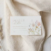 Baby In Bloom Baby Shower Insert Card Raffle エンクロージャーカード