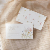Baby In Bloom Baby Shower Insert Card Raffle エンクロージャーカード