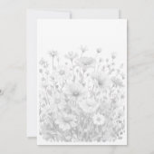 Baby in Bloom - Baby Shower Invitation 招待状 (裏面)