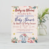 Baby In Bloom Baby Shower Invitations! 招待状 (スタンド正面)