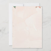 Baby In Bloom Baby Shower Invitations! 招待状 (裏面)