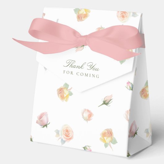 Baby In Bloom Baby Shower Thank You Favor Box フェイバーボックス (正面)