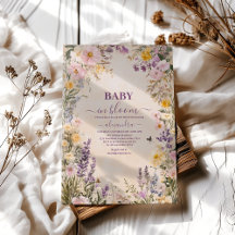 Baby In Bloom Blush Spring Floral Baby Shower