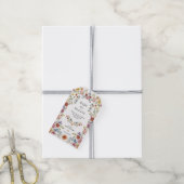 Baby in Bloom Boho Garden Flowers Baby Shower ギフトタグ (より糸付き)