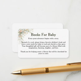 Baby In Bloom Books for Baby 挿入カード エンクロージャーカード