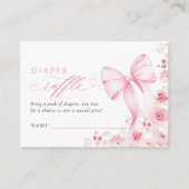 Baby in Bloom Coquette Diaper Raffle エンクロージャーカード (正面)