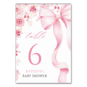 Baby in Bloom Coquette Table Numbers テーブルナンバー (正面)