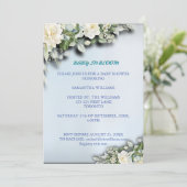 Baby in Bloom Floral Baby Shower Invitation 招待状 (スタンド正面)