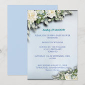 Baby in Bloom Floral Baby Shower Invitation 招待状 (正面/裏面)