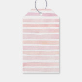 Baby in Bloom Floral Baby Shower – Pink Roses ギフトタグ (裏面)