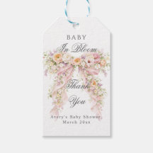 Baby in bloom Floral Bow Girl Baby Shower 