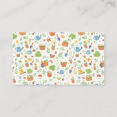 Baby in Bloom Garden Baby Shower | Cute Floral エンクロージャーカード (裏面)