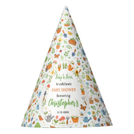 Baby in Bloom Garden Baby Shower | Cute Floral  パーティーハット